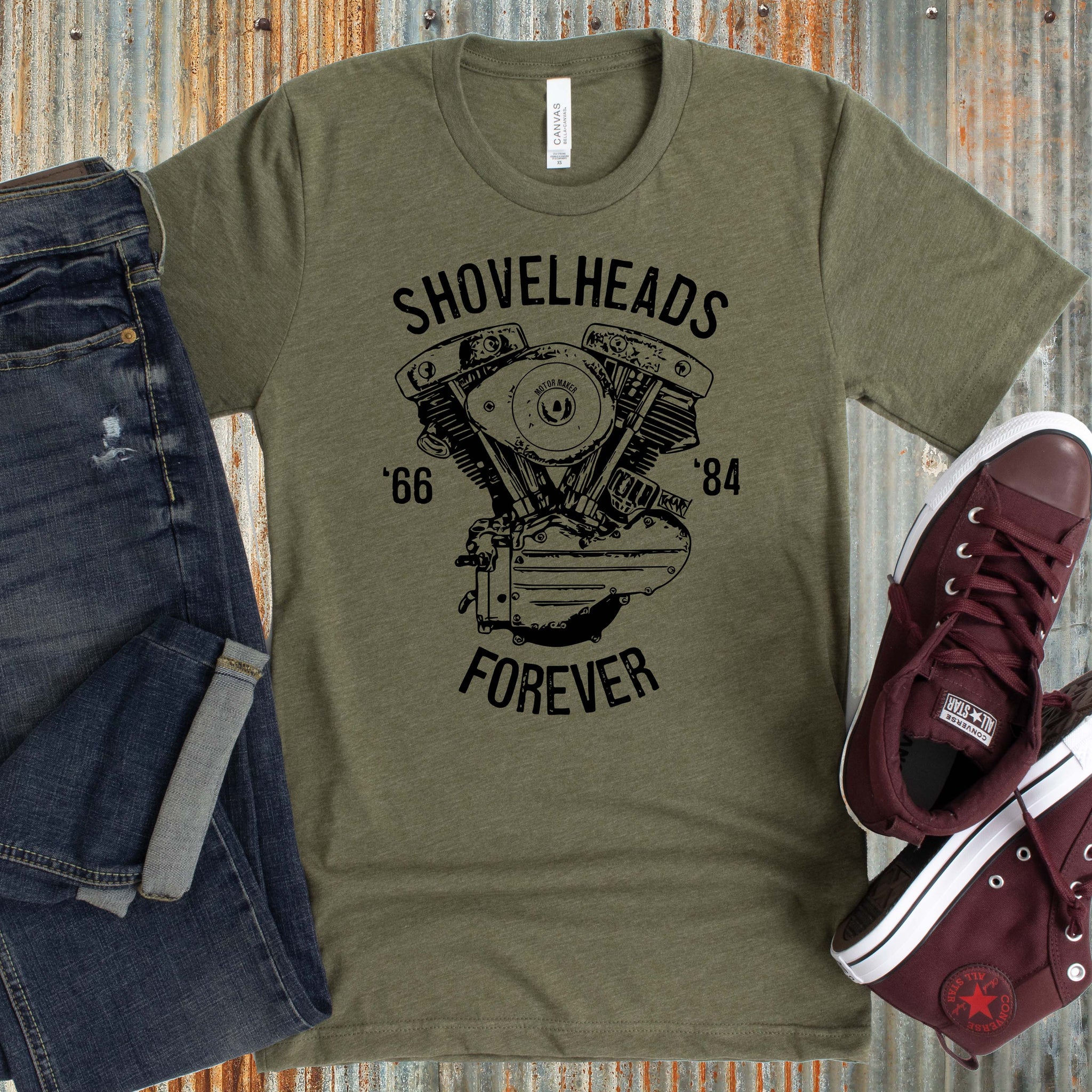 Shovelheads Forever Tee – Motor Maker