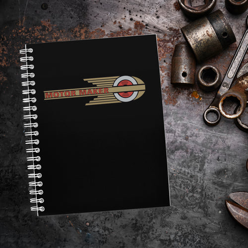 Motor Maker Speedball Spiral Mechanics Notebook