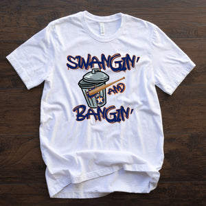 Astroholic Swangin' And Bangin' H-Town Shirt Houston Astros - Teechipus