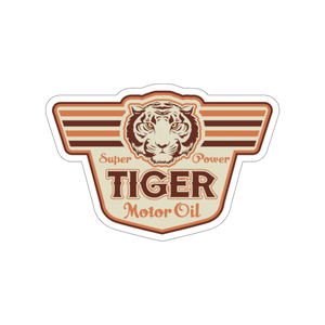 Tiger Motor Oil Sticker
