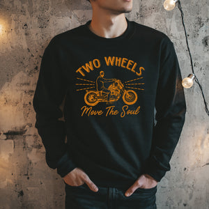 Two Wheels Move The Soul Crew Neck Sweater