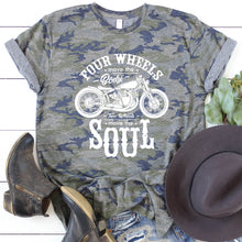 Load image into Gallery viewer, Two Wheels Move the Soul Tee