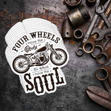 Load image into Gallery viewer, Two Wheels Move The Soul Sticker