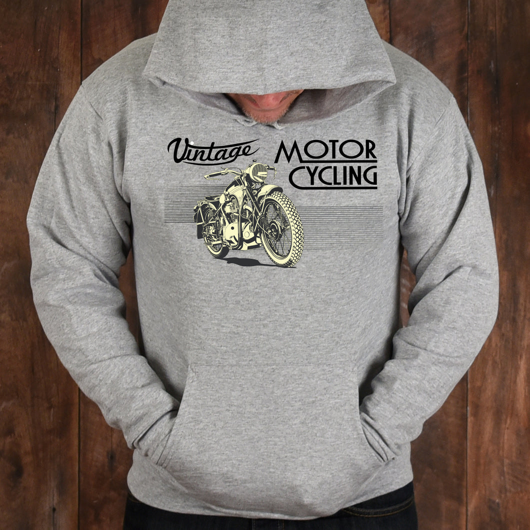 Vintage Motorcycling Hoodie