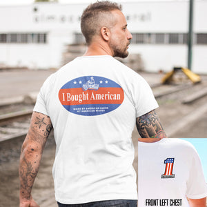 Bought American Back Design Tee