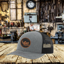 Load image into Gallery viewer, Vintage Gas Leather Patch Hat